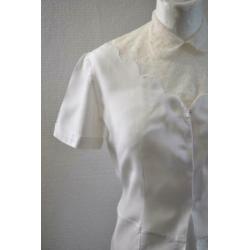 Vintage Victoriaanse blouse met kant