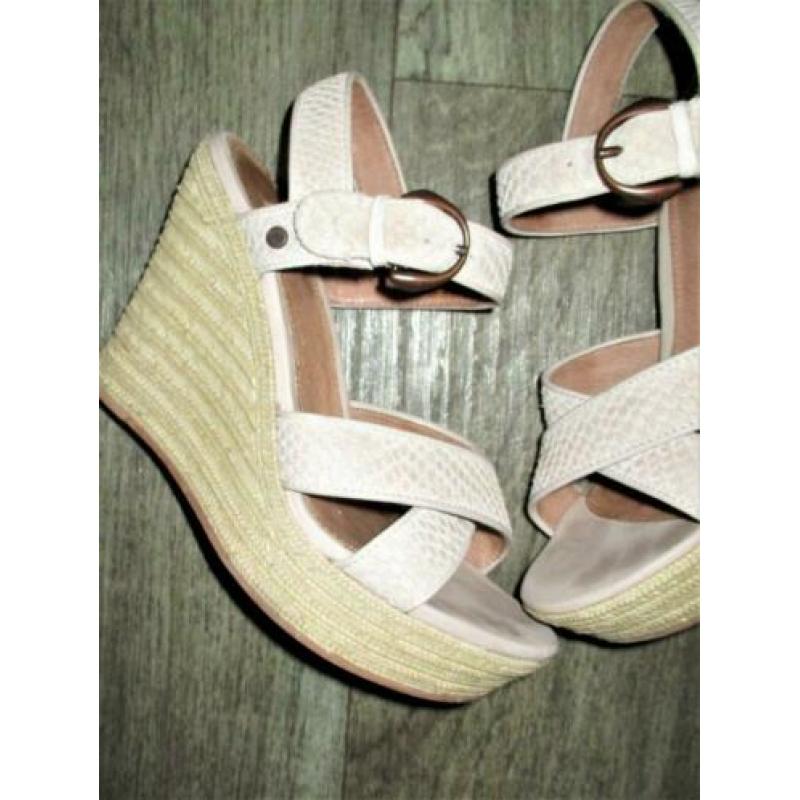 UGG ! Jazmine Leren wedges mt 37.