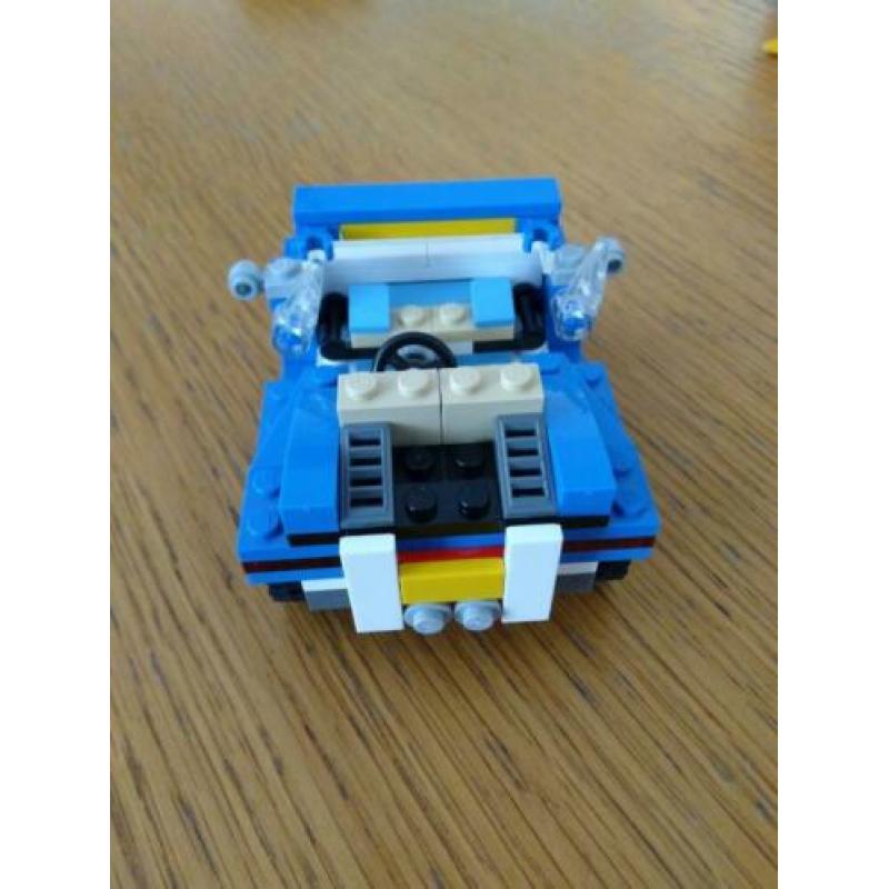 lego 6913 3 in 1 blauwe sportwagen