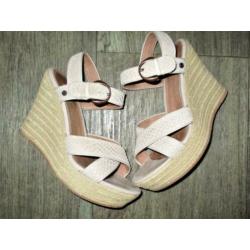 UGG ! Jazmine Leren wedges mt 37.