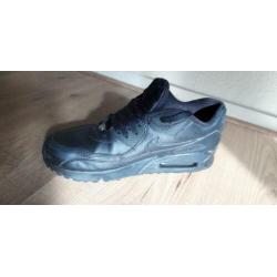 Nike AirMax M90 zwart leer