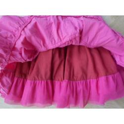 ZGAN Pom Pom rok fuchsia roze maat 104