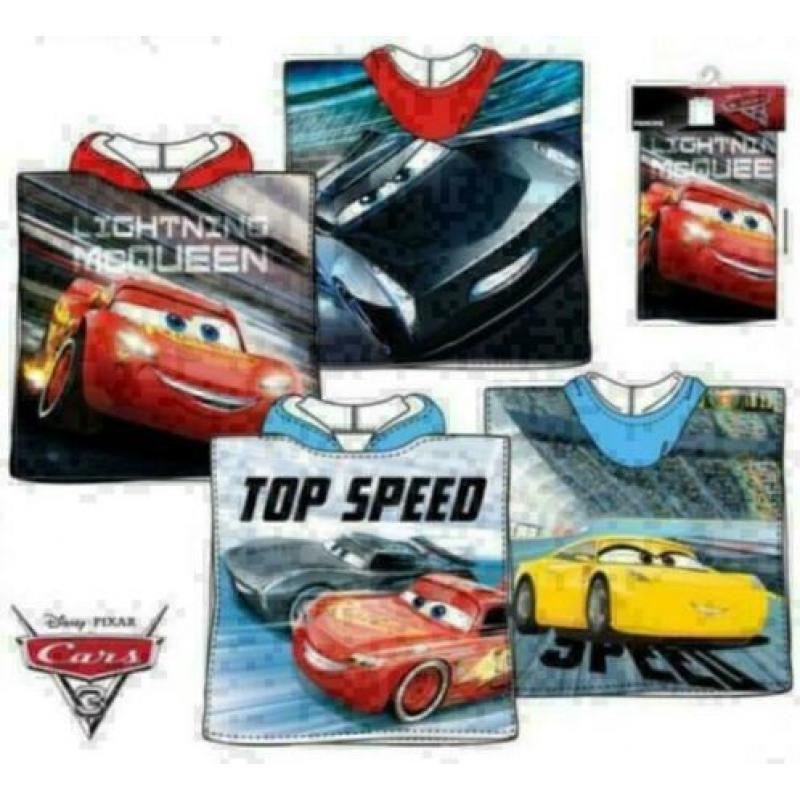 Disney Cars Badponcho - Diverse Uitvoeringen