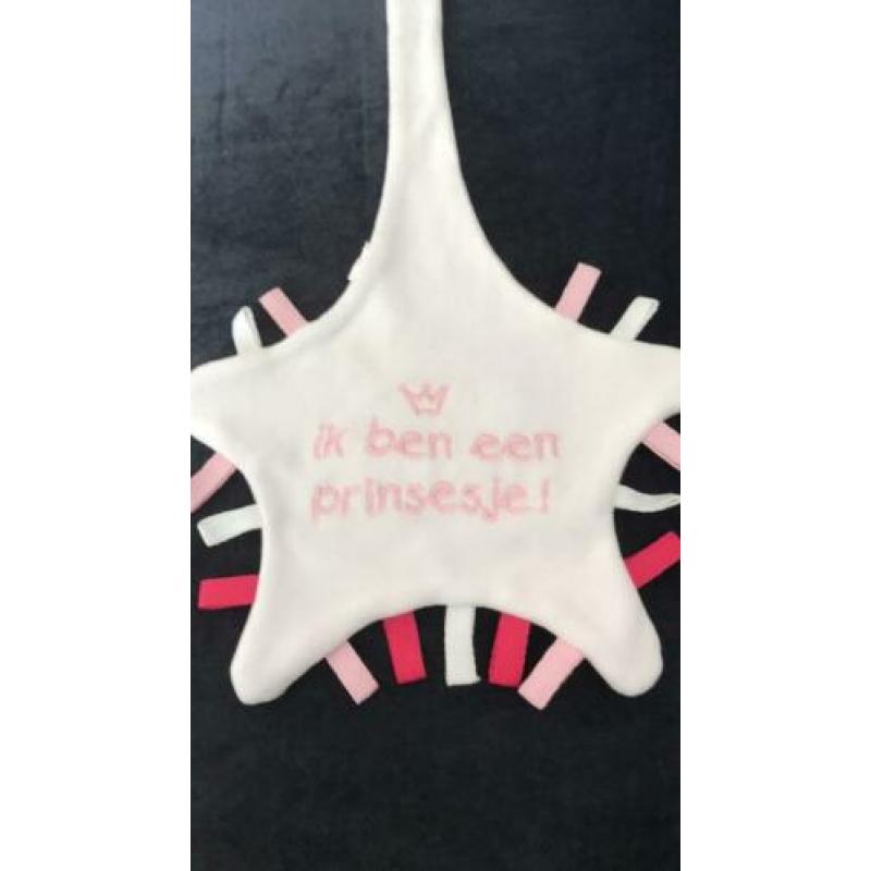 VIB ik ben een prinsesje roze knuffeldoek knuffellap