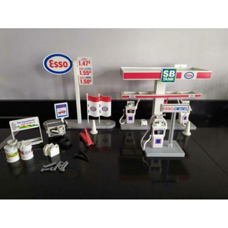 Playmobil benzinestation in nette staat