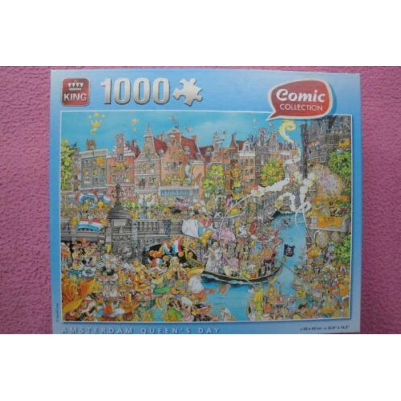 KING COMI COLLECTION PUZZLE 1.000 stukjes voor 2.50euro