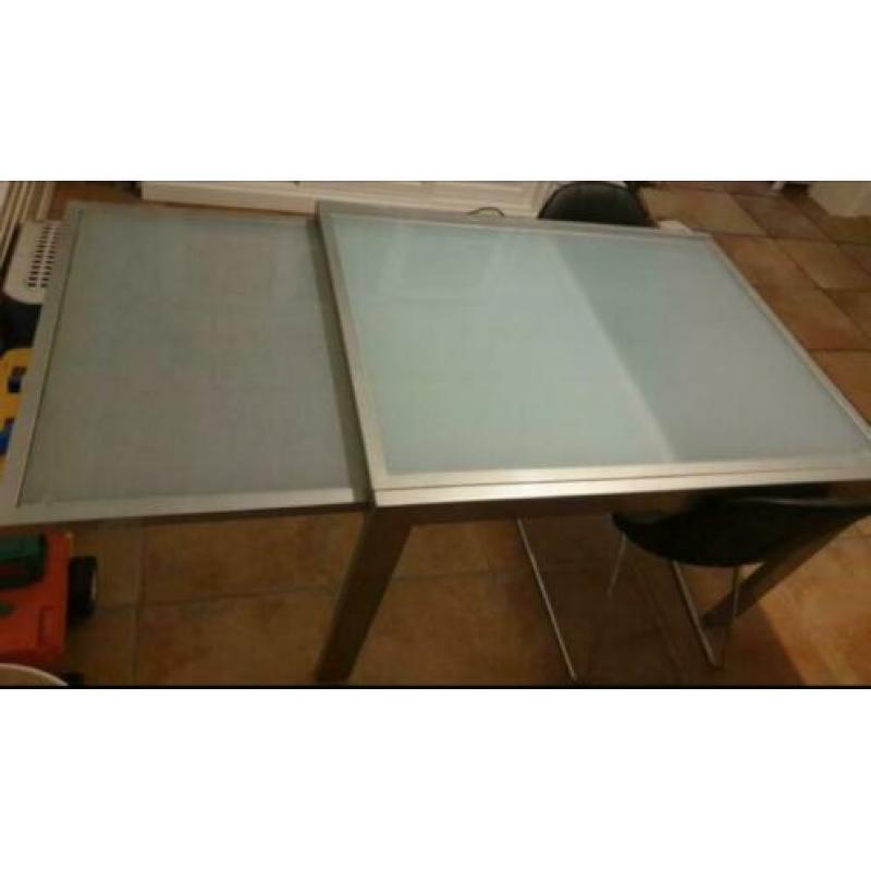 Glas eettafel