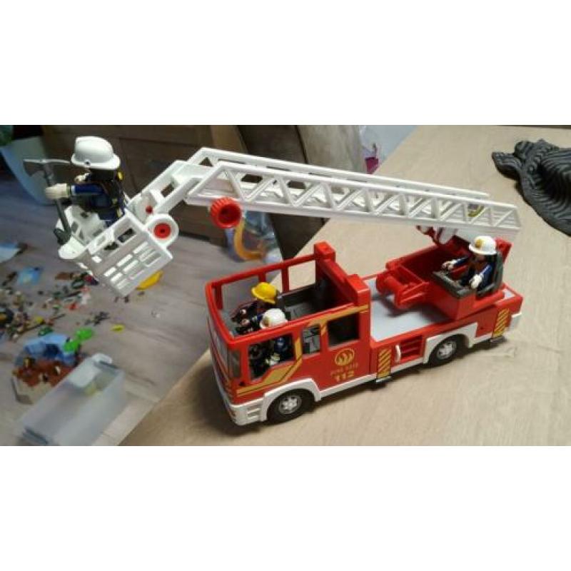 Ladderwagen brandweer playmobil 9463