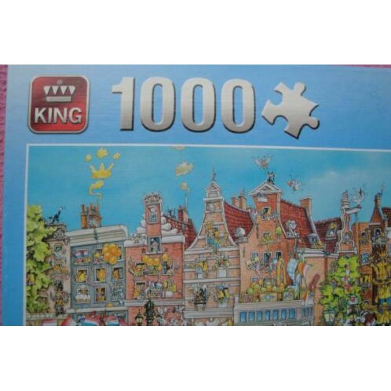 KING COMI COLLECTION PUZZLE 1.000 stukjes voor 2.50euro