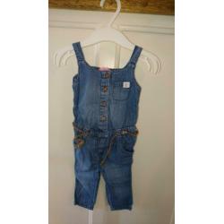 Leuke, jeans / spijker jumpsuit / onesie, Hema, maat 62