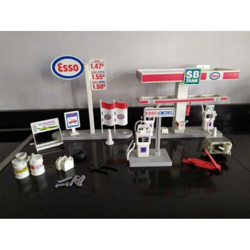 Playmobil benzinestation in nette staat