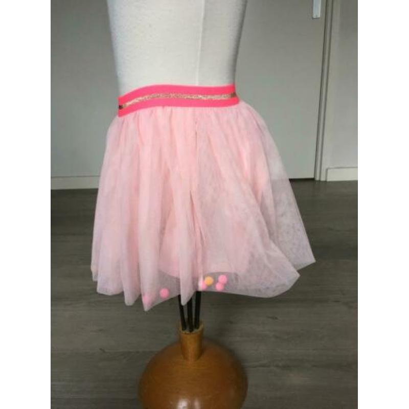 HEMA lagen rok roze + glimmers nieuwstaat mt 122 / 128 D15