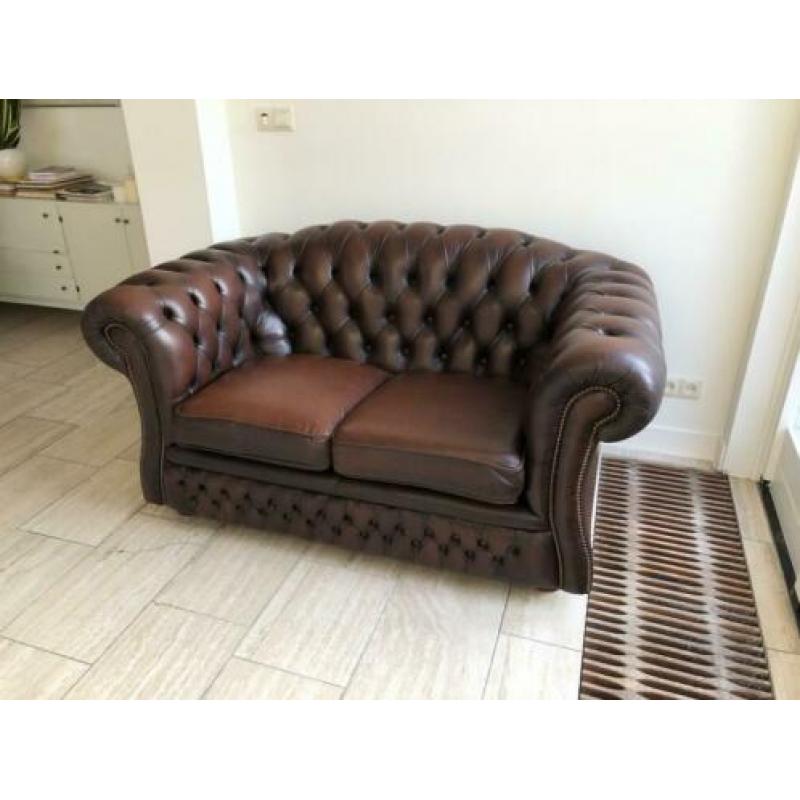 Springvale Chesterfield bank sofa zetel Engels leer