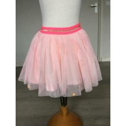 HEMA lagen rok roze + glimmers nieuwstaat mt 122 / 128 D15