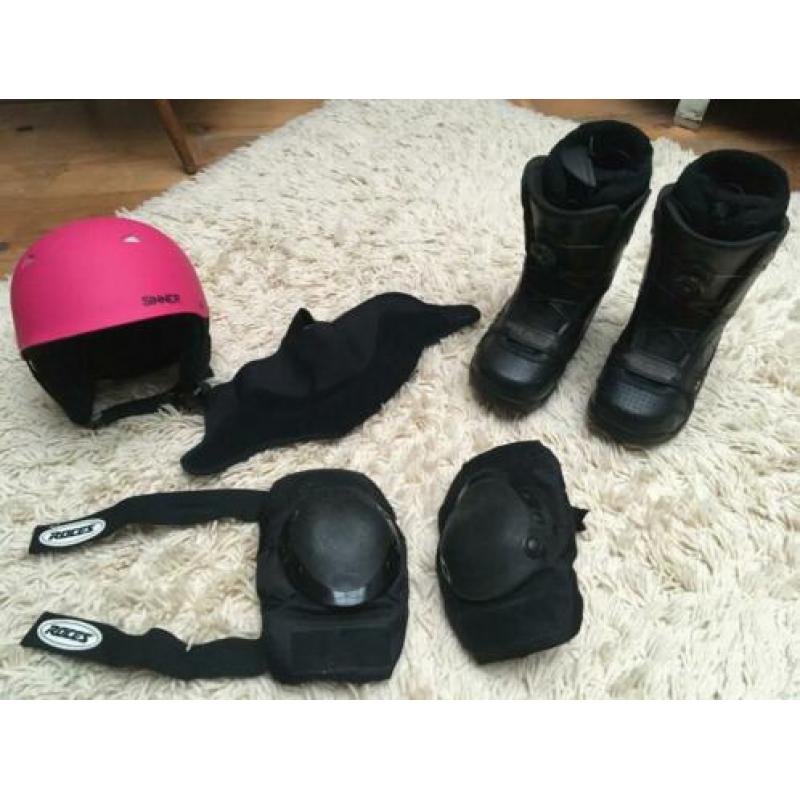 goede snowboardhelm skihelm sinner roze maat S/M