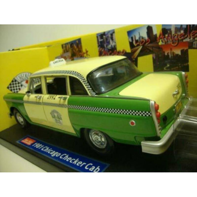 Checker Cab Chicago groen 1981 Sun Star 1:18 KRD