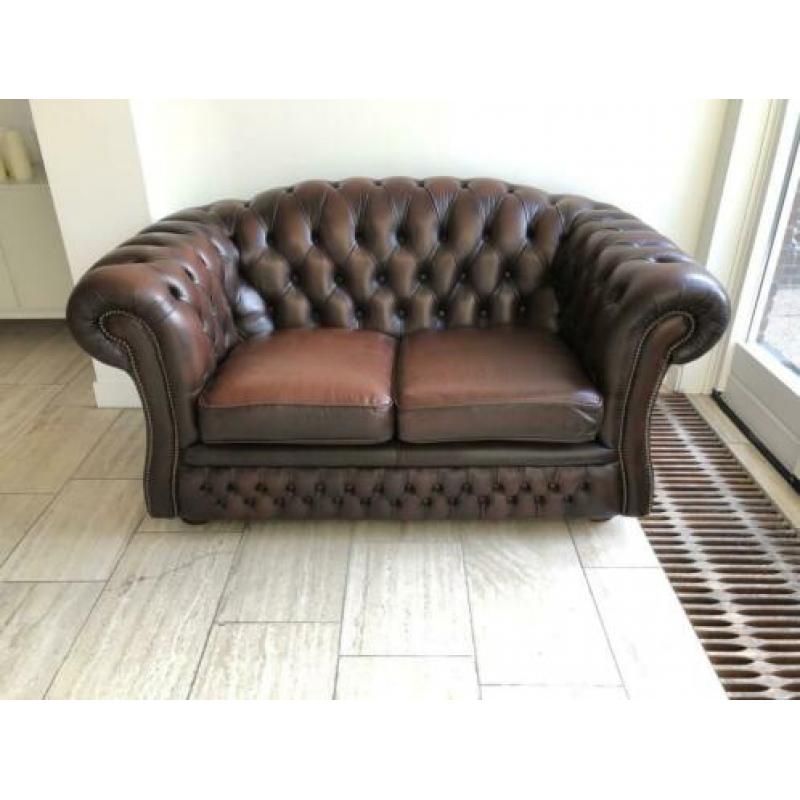 Springvale Chesterfield bank sofa zetel Engels leer