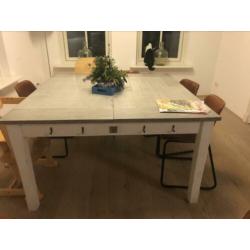 Zgan mooi vierkant riviera maison eetkamer tafel