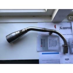 Akrapovic 125 cc voorbocht met ophanging