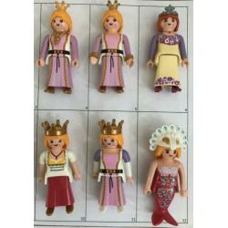 Playmobil poppetjes prinses zeemeermin dame meid nostalgisch