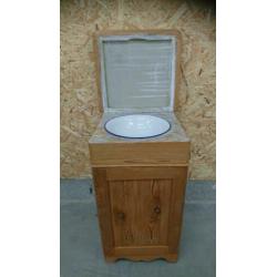 Brocante waskast uit Zweden / oude commode / kast