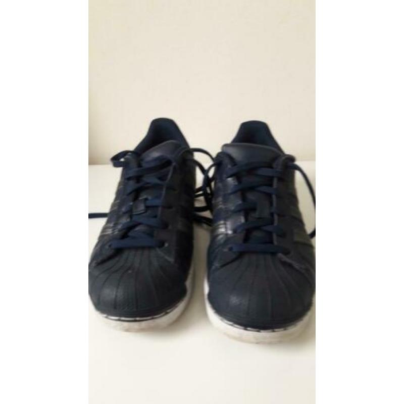 Blauwe Adidas sneakers maat 36 (uk maat 3.5)