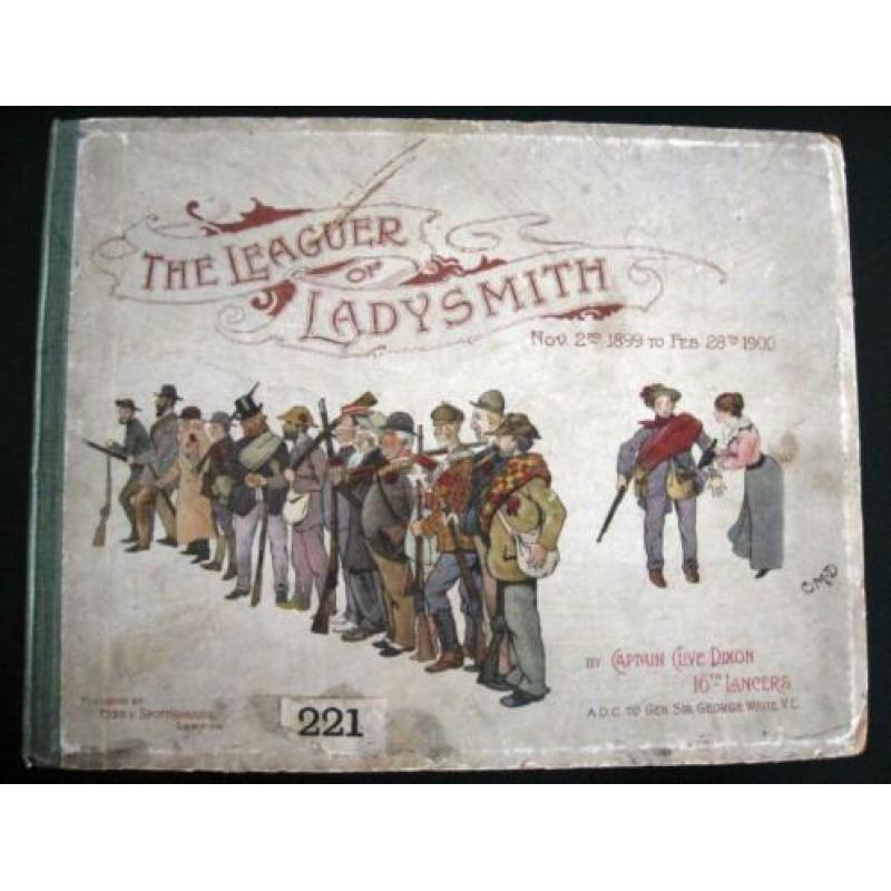 The Leaguer of Ladysmith 1900 Boerenoorlog Karikaturen