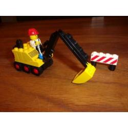 Lego Town 6631-1 Steam Shovel uit 1985