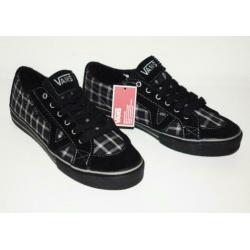 VANS - Old School Grid Plaid - Black/Grey - maat 38