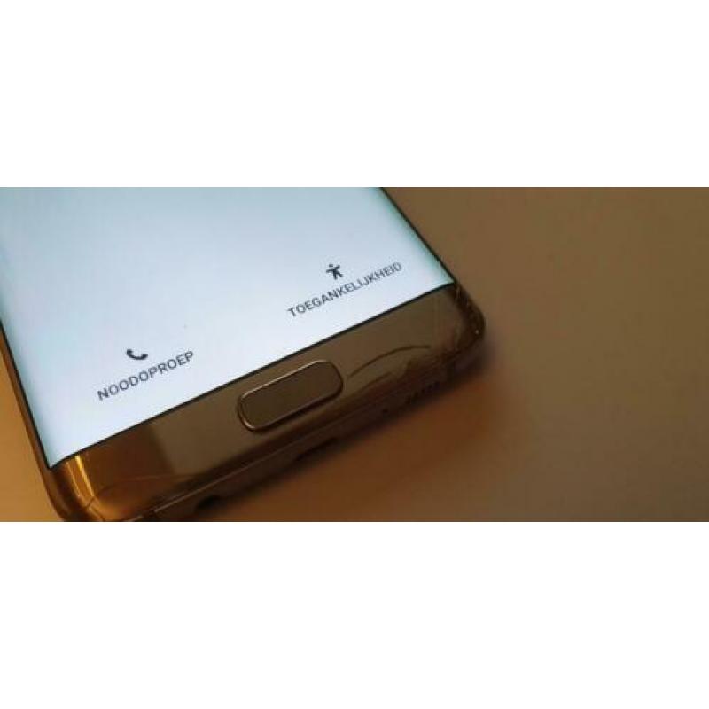 Samsung Galaxy S7 Edge Gold Platinum (met barsten)