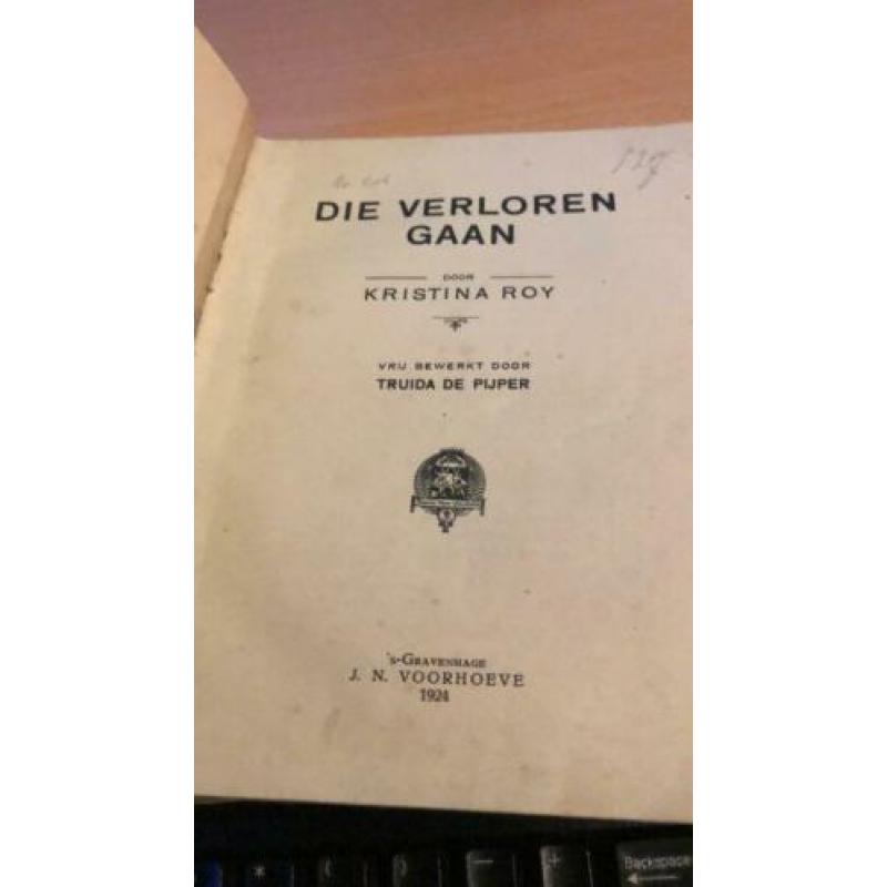 die verloren gaan door kristina roy uit 1924 Met harde kaft