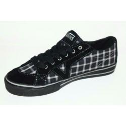 VANS - Old School Grid Plaid - Black/Grey - maat 38