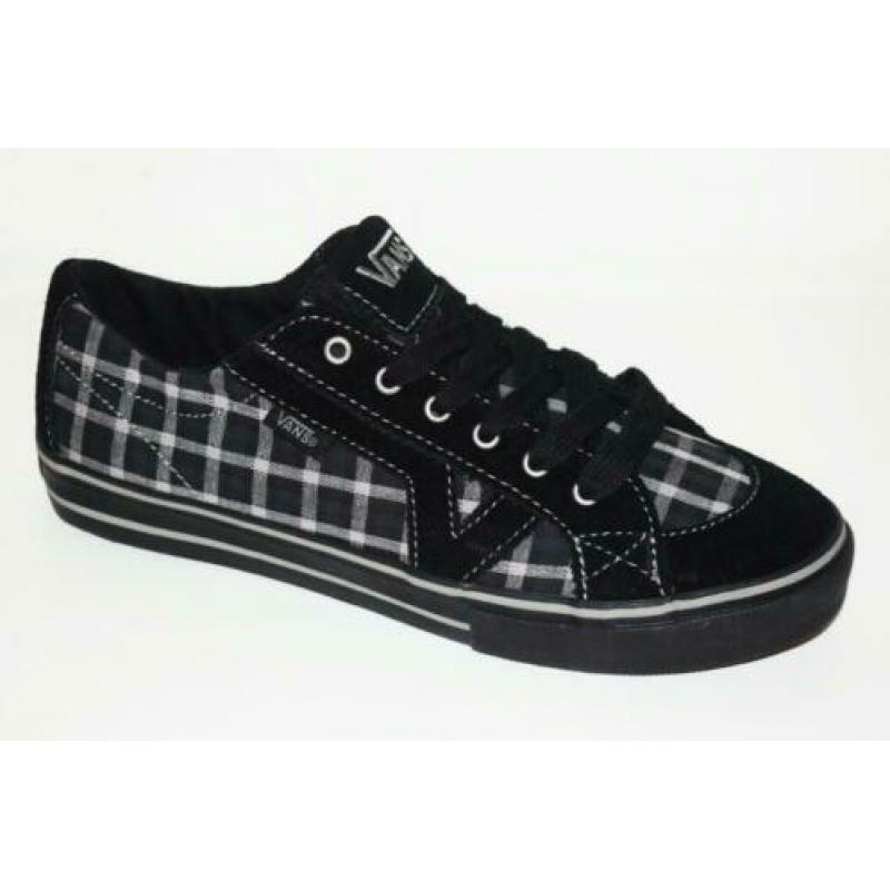 VANS - Old School Grid Plaid - Black/Grey - maat 38