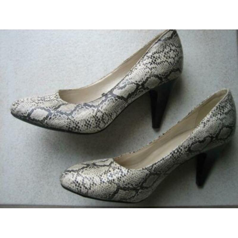 schoenen pumps 39 slangenleer print