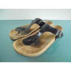 GRATIS VERZENDEN | BIRKENSTOCK zwart lak slippers 39