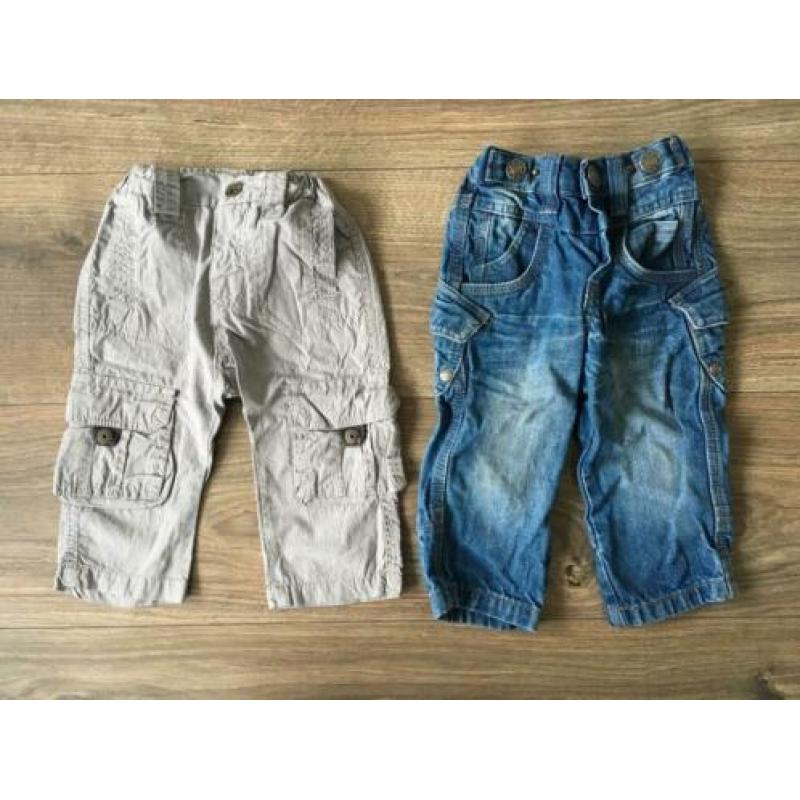 Broekjes jeans Just Small - Maat 74