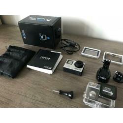 Zeer nette GoPro Hero 4 Silver (Compleet en z.g.a.n.)