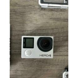 Zeer nette GoPro Hero 4 Silver (Compleet en z.g.a.n.)