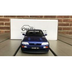 Ford escort RS cosworht 1992 blue Otto UNIIEK MODEL