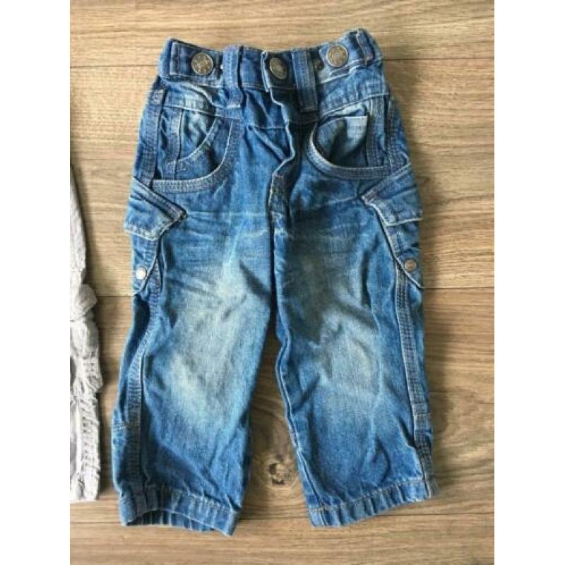 Broekjes jeans Just Small - Maat 74