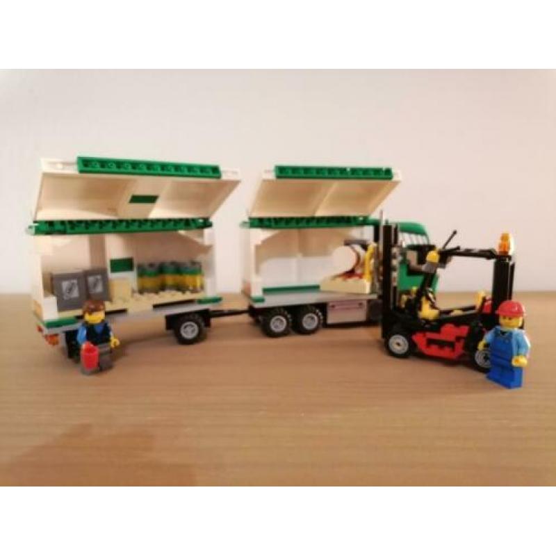 Cargo vrachtwagen met heftruck - Lego city nr 7733