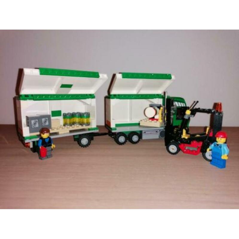 Cargo vrachtwagen met heftruck - Lego city nr 7733