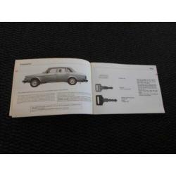 VOLVO 264-265 Handleiding - Owners Manual ORIGINEEL