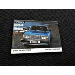 VOLVO 264-265 Handleiding - Owners Manual ORIGINEEL