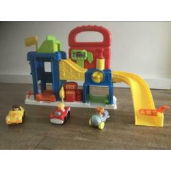 Fischer price little people garage draagbaar