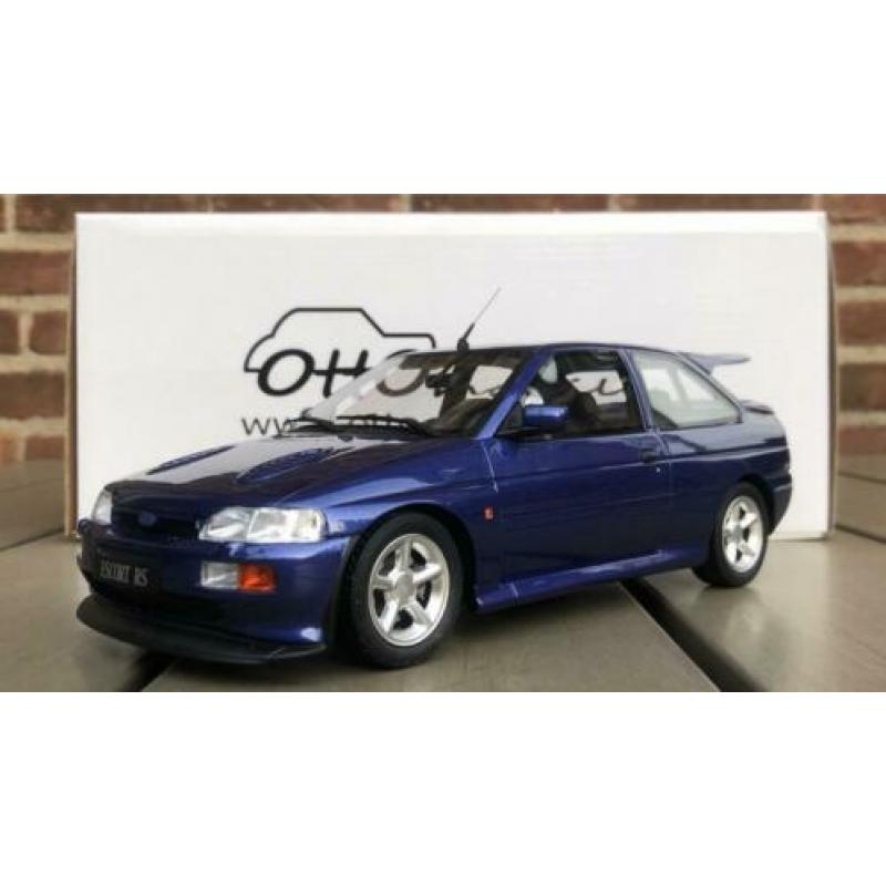 Ford escort RS cosworht 1992 blue Otto UNIIEK MODEL