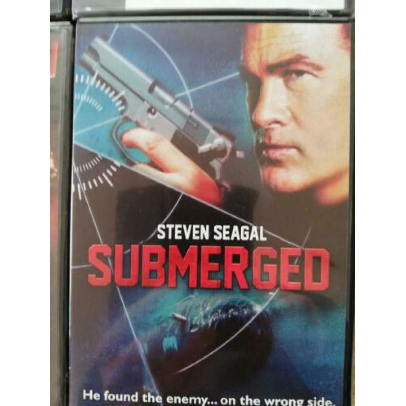 Vier DVD's van Steven Seagal