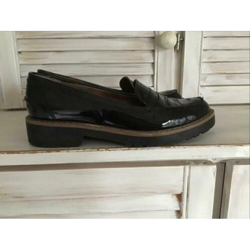 Graceland loafers zwart lakleer mt 38