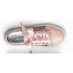 JOTTUM maat 30 lerensneaker roze/glitter - gratis verzenden