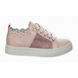 JOTTUM maat 30 lerensneaker roze/glitter - gratis verzenden